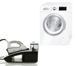 BOSCH WAT28660GB Washing Machine & Steam Generator Iron Bundle